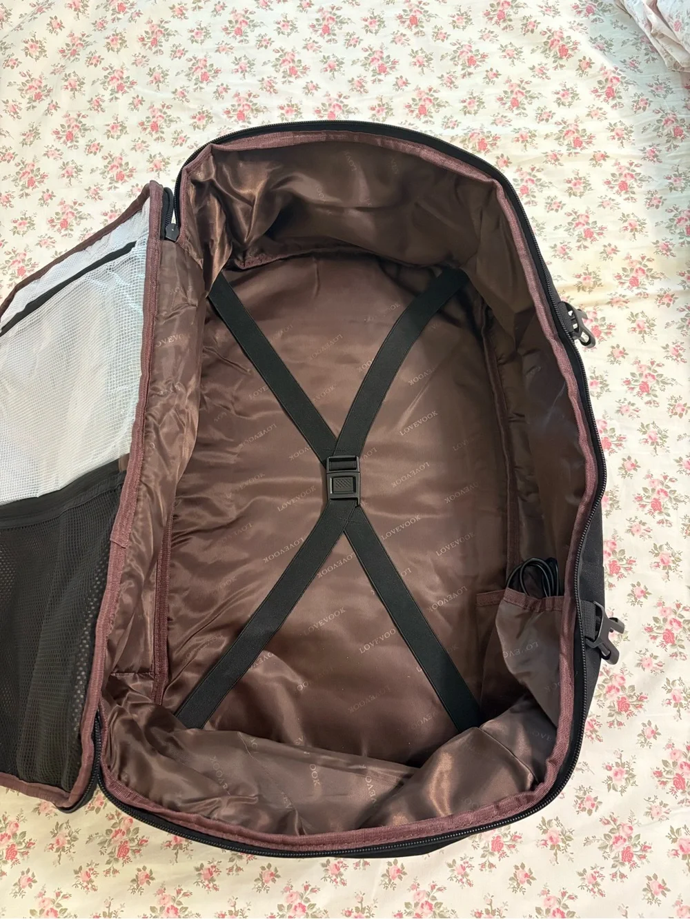 Lovevook Black Men's Backpack with Organized Compartments